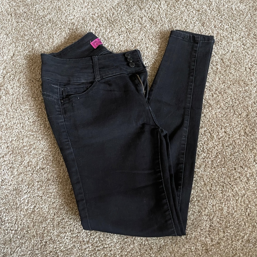 Black Wax Jeans! Size 13!